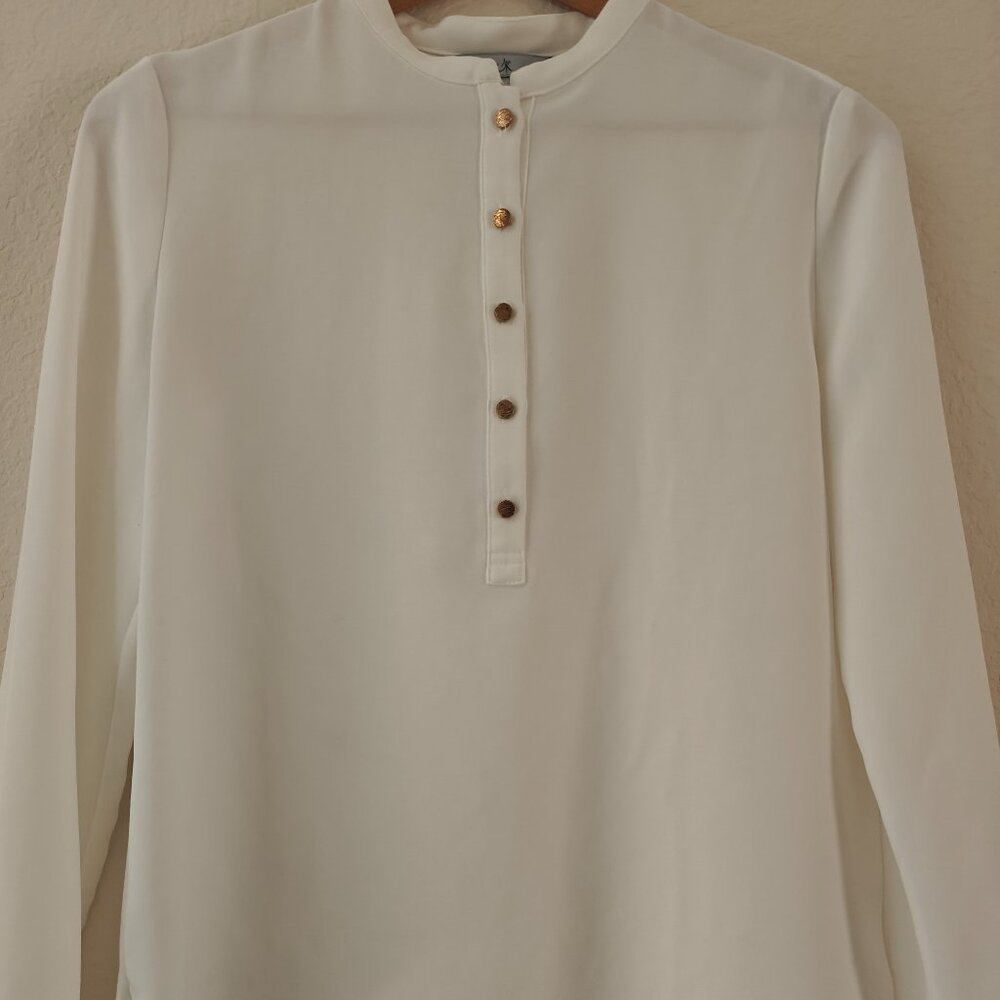 White woman blouse